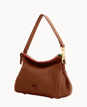 Woman Florentine Laurel Hobo Chestnut | Dooney & Bourke Shoulder Bags