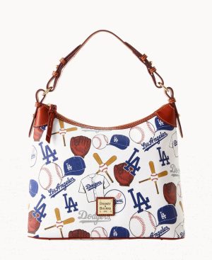 Woman MLB Dodgers Hobo Dodgers | Dooney & Bourke Shoulder Bags