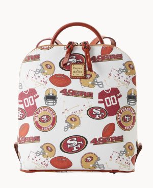 Woman NFL 49ers Zip Pod Backpack 49ers | Dooney & Bourke Backpacks