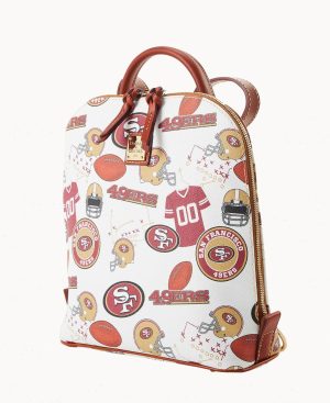 Woman NFL 49ers Zip Pod Backpack 49ers | Dooney & Bourke Backpacks