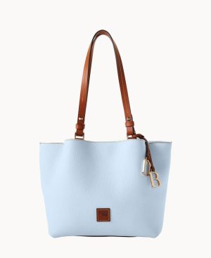 Woman Pebble Grain Small Flynn Glacier Blue | Dooney & Bourke Shoulder Bags
