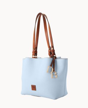 Woman Pebble Grain Small Flynn Glacier Blue | Dooney & Bourke Shoulder Bags